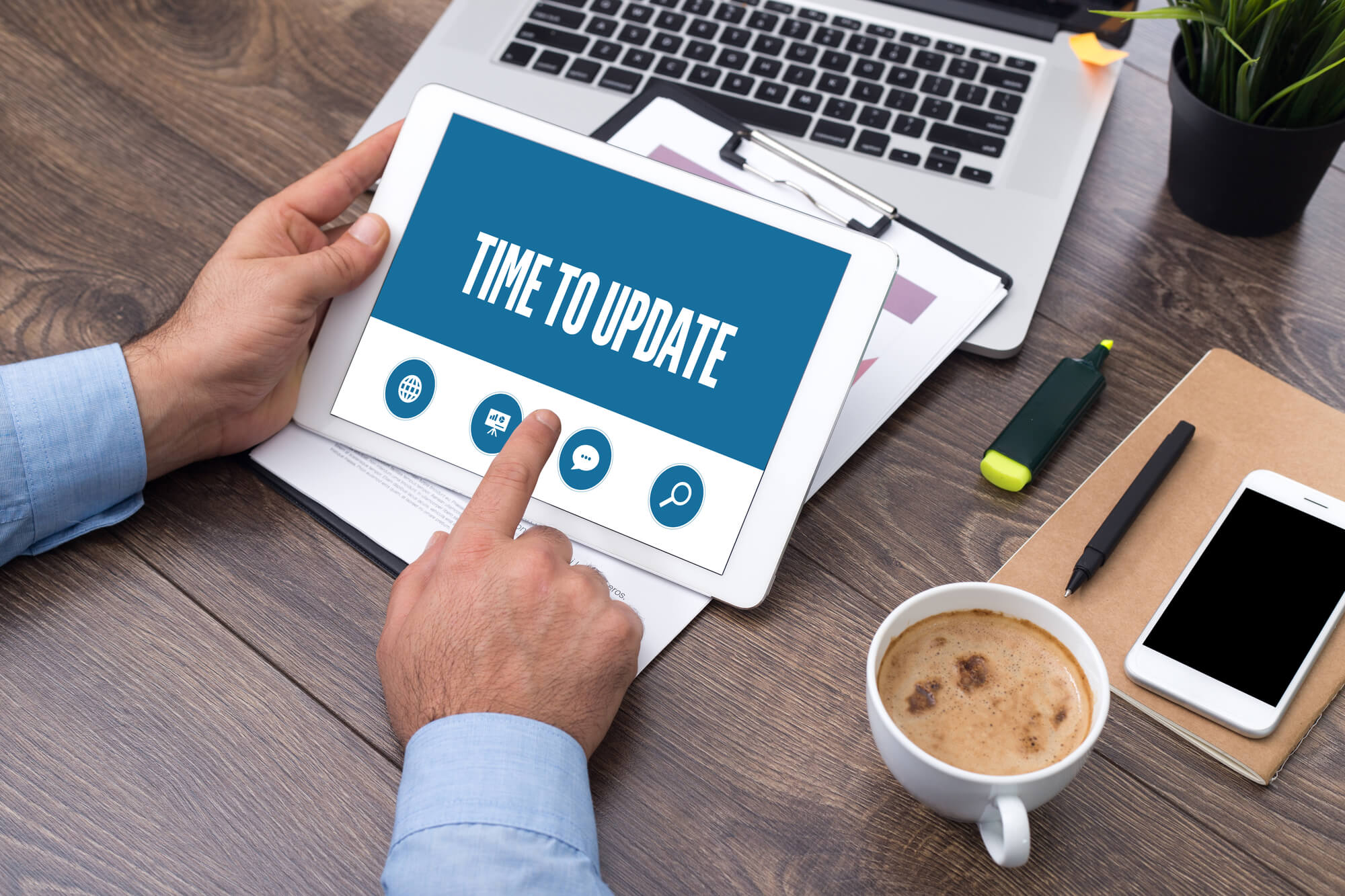 Update your website
